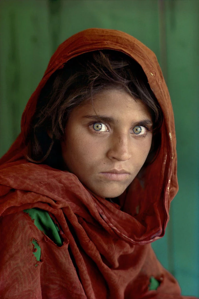 Afghane aux yeux verts 